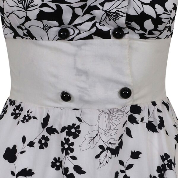 Floral V-Neck Summer Dress - Image 2