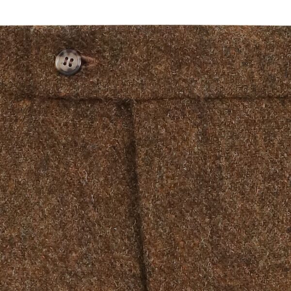 Men's Flat-Front Woolen Trousers - Image 2