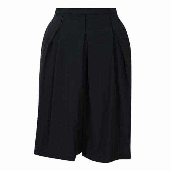 Black Culotte Skirt Novelette Novalis